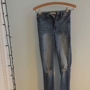 ripped jeans from hollister!